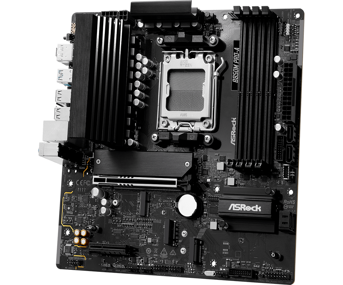 B850M PRO-A, motherboard ASROC - Am5 Micro Atx Pcie 5.0 Motherboard ulasan dan harga